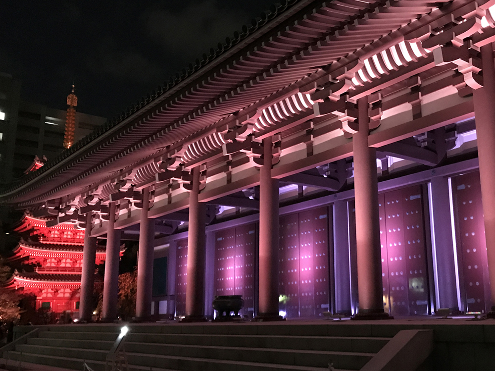 博多旧市街<br>ライトアップウォーク<br>【東長寺横券売所】 外観